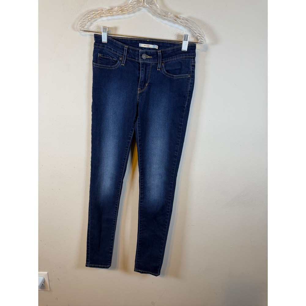Levi's Womens 711 Skinny Jeans Dark Wash 26